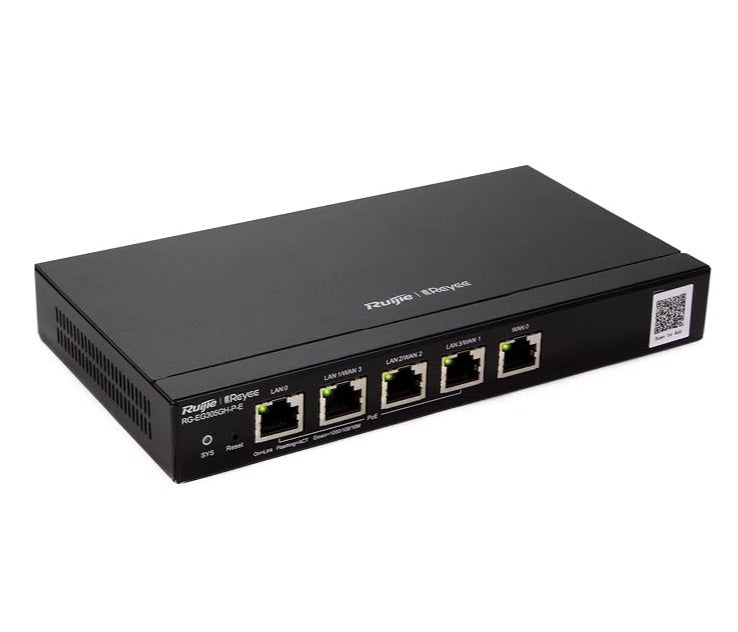 Ruijie Reyee 5-Port High Performance Cloud Managed PoE Router RG-EG305GH-P-E - Image 1