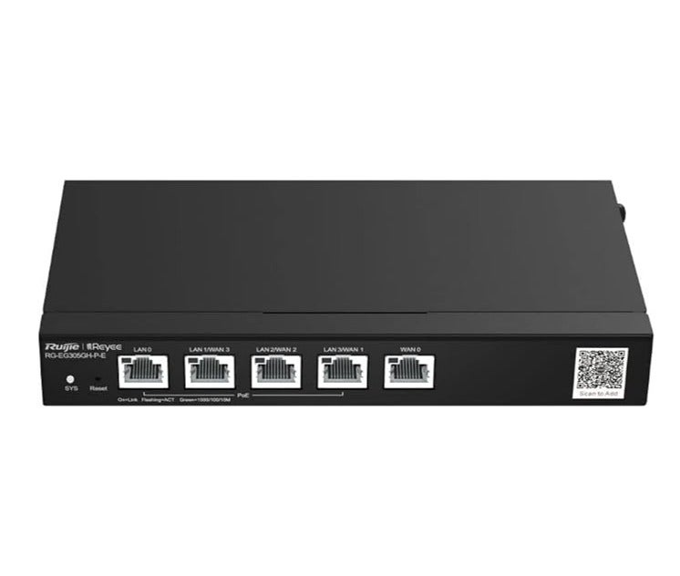 Ruijie Reyee 5-Port High Performance Cloud Managed PoE Router RG-EG305GH-P-E - Image 4