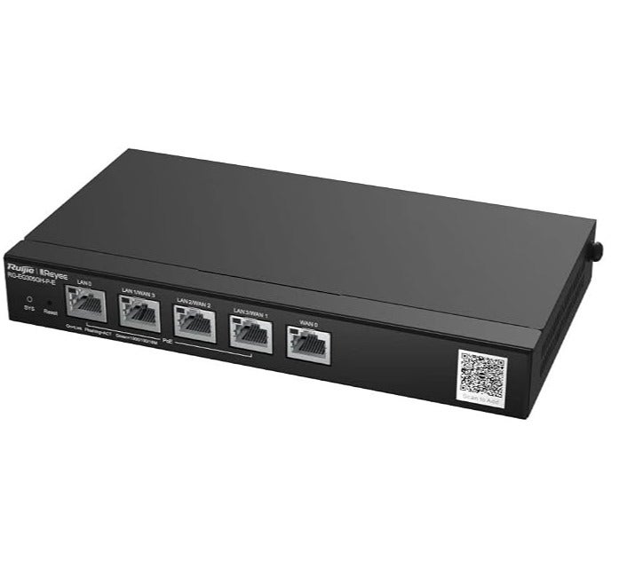 Ruijie Reyee 5-Port High Performance Cloud Managed PoE Router RG-EG305GH-P-E - Image 5