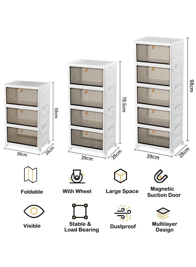 جيجيرو منظم رف الأحذية القابل للطي - Image 3