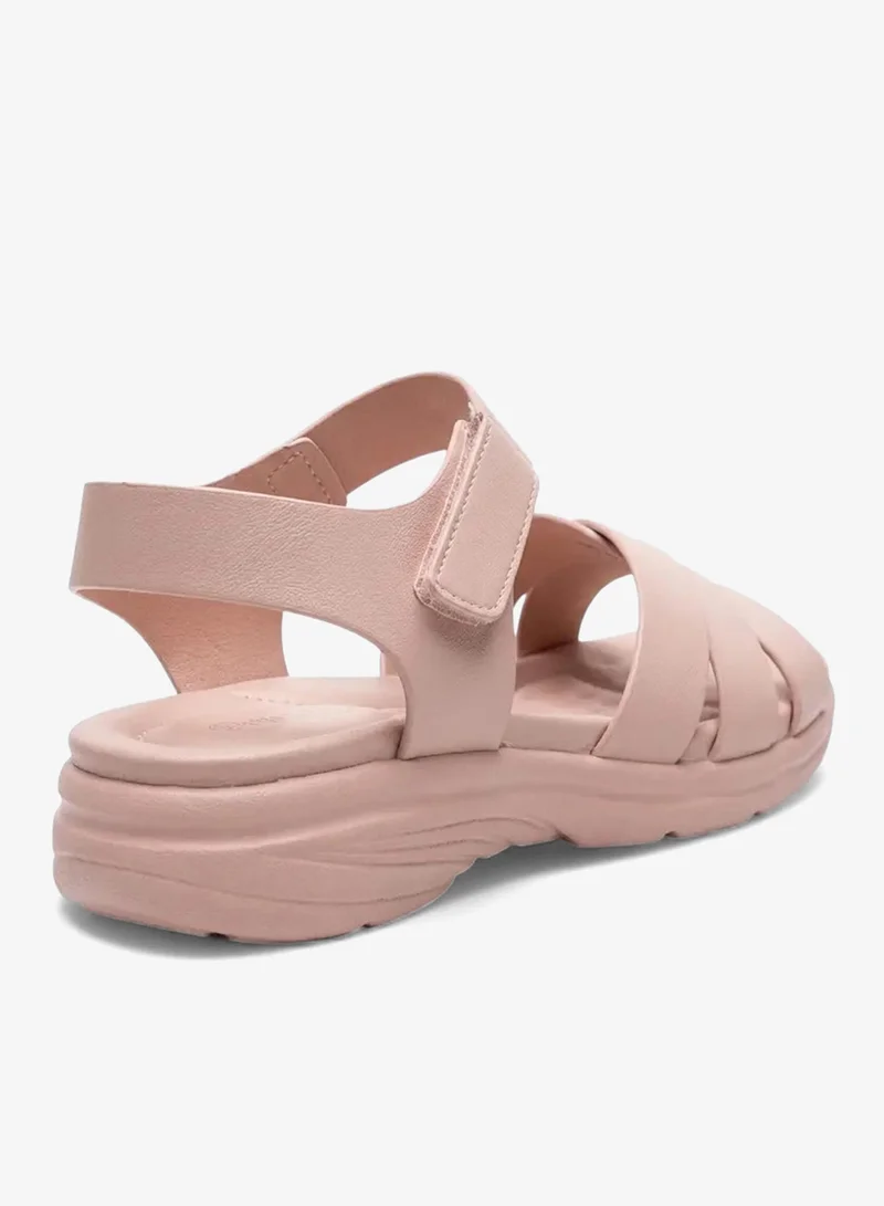 Geoomnii Pink Women’s Sandals with Back Strap – Comfortable, Stylish & Secure Fit for Women | Best Price UAE