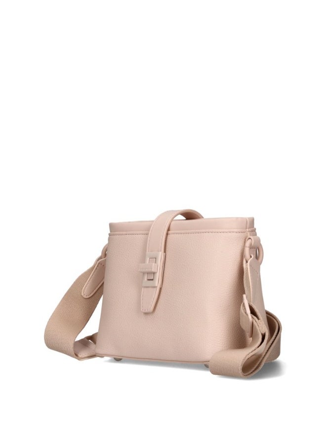 David Jones David Jones Shoulder Bag for Women, faux Leather Hobo Crossover Fashion Handbag Purse Color COCONUT CREAM  - Image 2