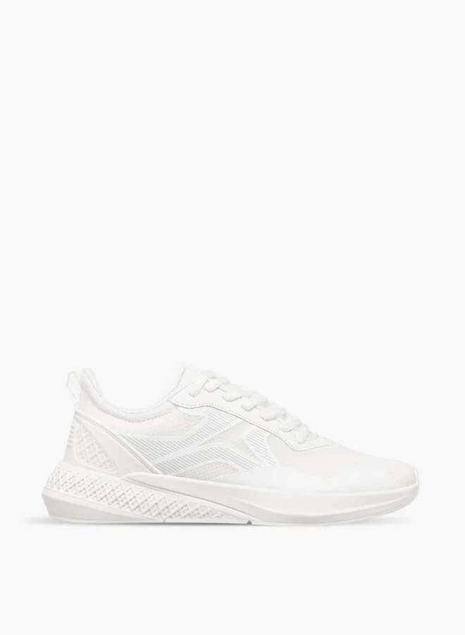 Dash Women Panelled Sports Shoes with Lace-Up Closure