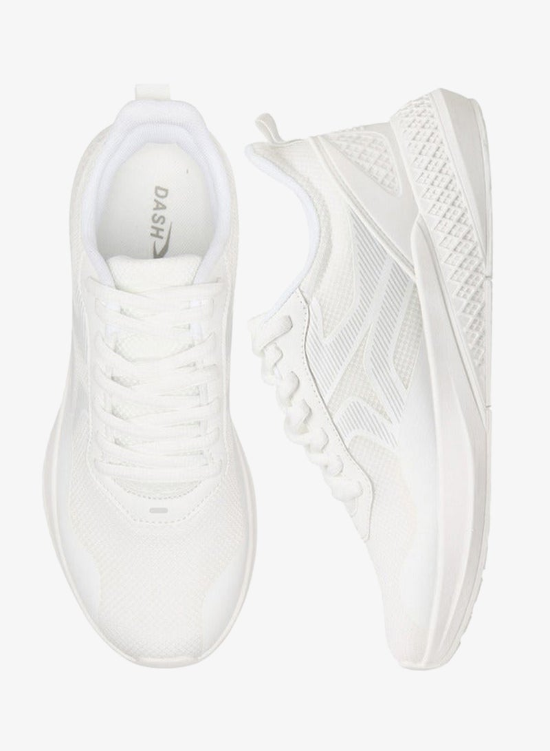 Dash Women Panelled Sports Shoes with Lace-Up Closure - Image 3