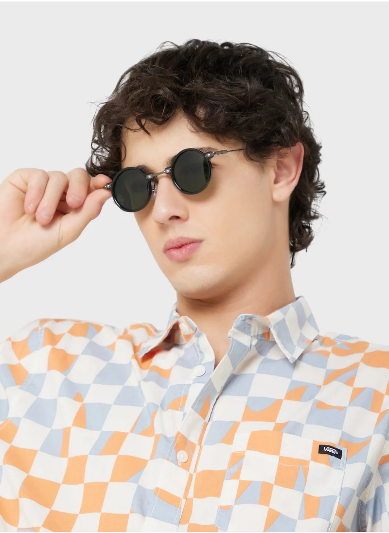 Seventy Five Round Retro Sunglasses