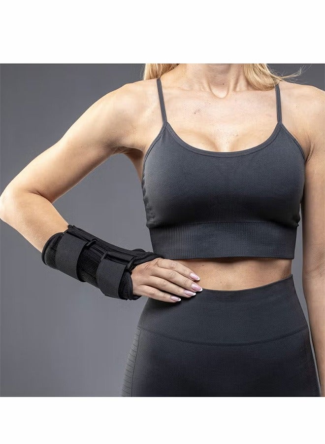 S-Color Adjustable Carpal Tunnel Right Hand Wrist Brace Support, Breathable Wrist Support Brace Splint with Aluminum Splint(Right Hand, S/M) - Image 4