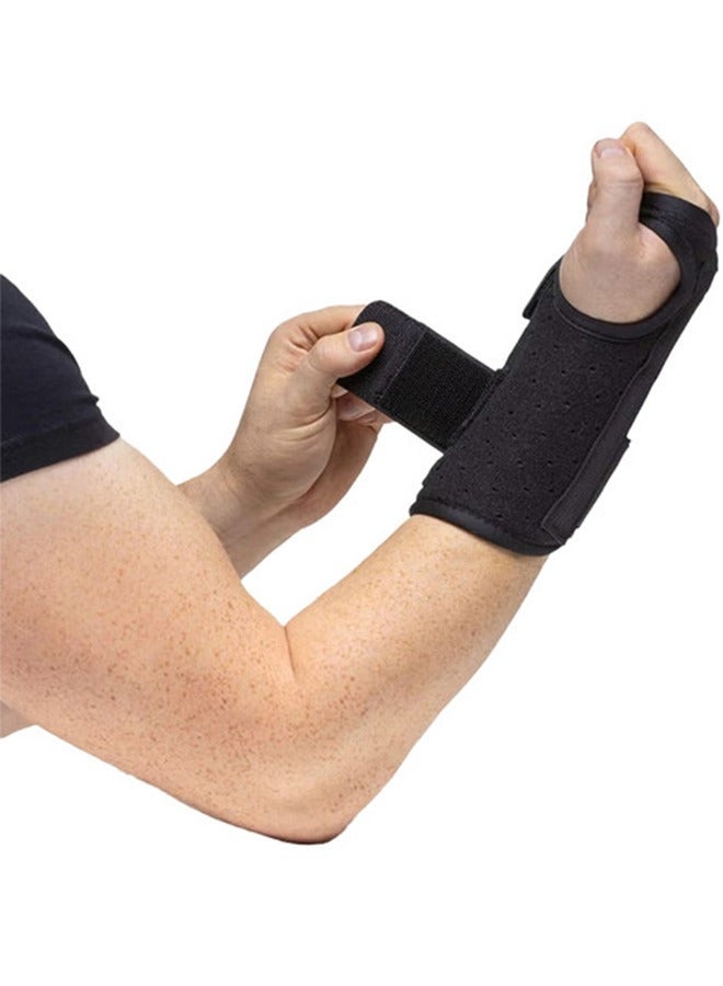 S-Color Adjustable Carpal Tunnel Right Hand Wrist Brace Support, Breathable Wrist Support Brace Splint with Aluminum Splint(Right Hand, S/M) - Image 5
