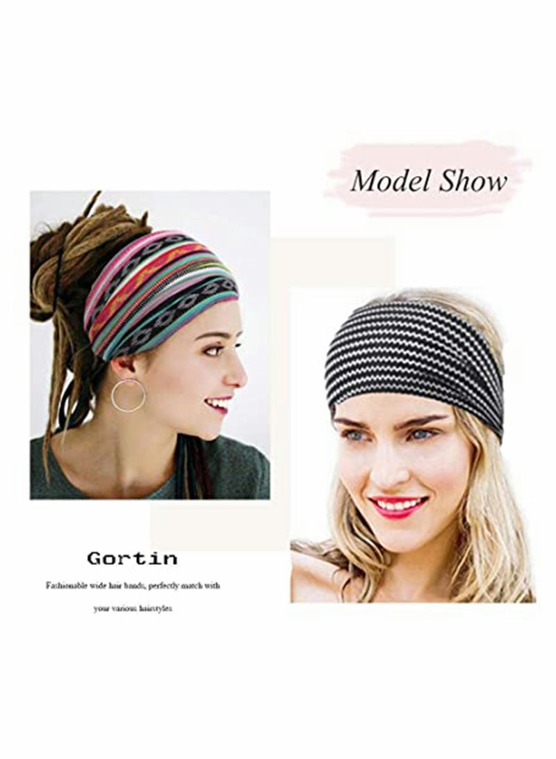 إسكدنيا 3 Pcs Headbands Leopard Hair Bands Non Slip Twist - Image 2