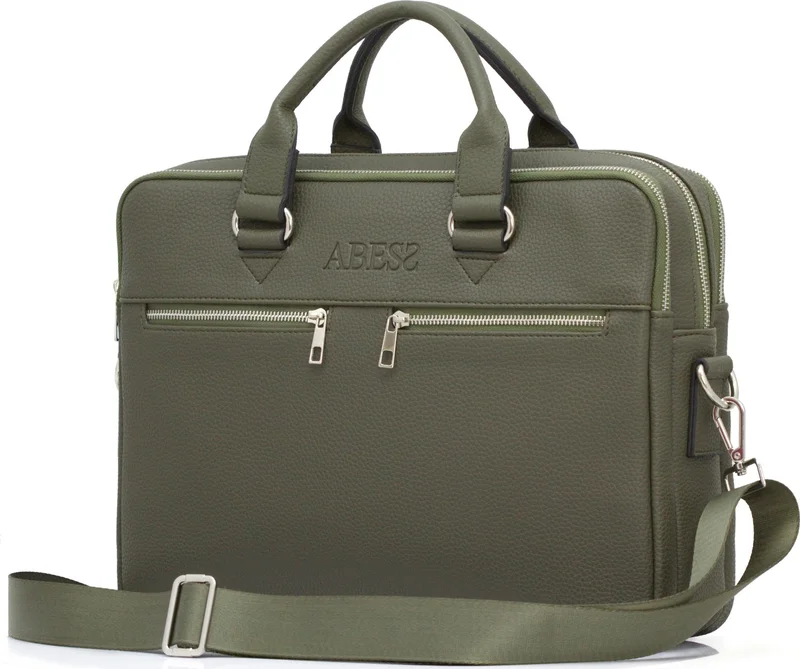 Abess Briefcase , 3 Compartment Stylish Model Briefcase