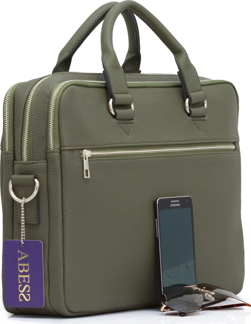 Abess Briefcase , 3 Compartment Stylish Model Briefcase