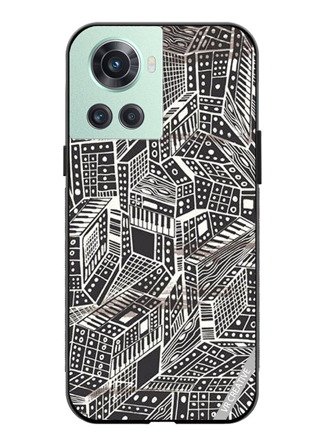 VR CREATIVE Protective Case Cover For OnePlus 10R Layer Design Multicolour - Image 1