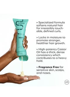 curlmix CurlMix Moisturizer for Curly Hair - Castor Oil Softens & Hydrates Hair - Heavy Hold - Fragrance-Free  - Image 3