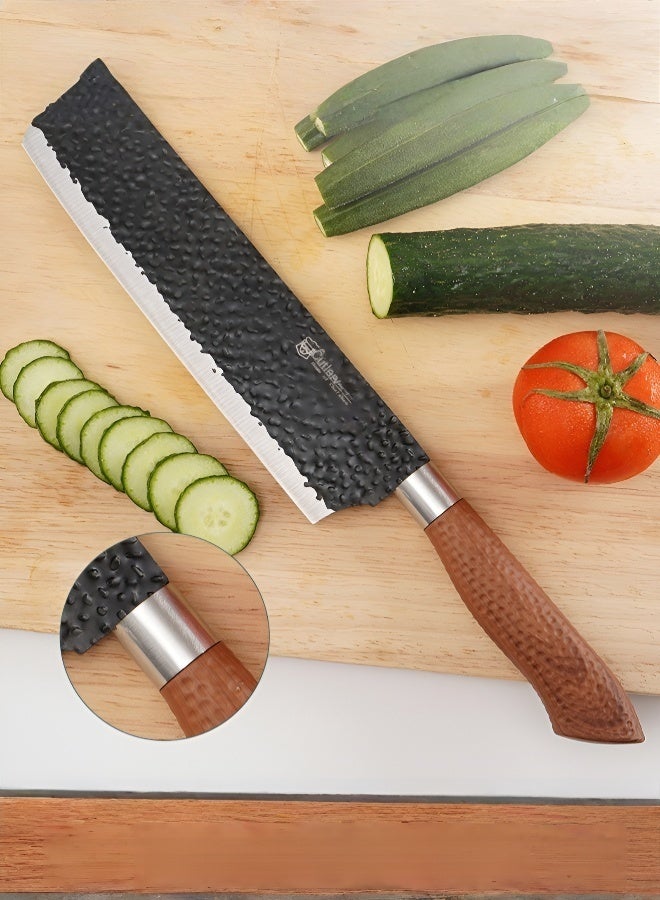 Knife set European style black blade 6-piece set chef bread kitchen shears fruit knife Yangjiang knife manufacturer  - Image 5
