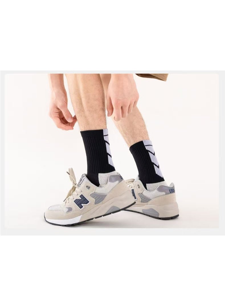 3 Pairs Grip Socks Football Men Women Anti Slip Sports Grip Socks Breathable Anti Blister Rubber Pads Non Slip Basketball Socks Athletic Grippy Socks For Soccer Running Hiking Boxing Rugby - Image 5