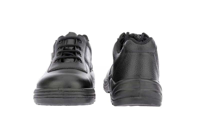 Liberty Warrior Cassino Safety Shoes for Men, Steel Toe, Genuine Leather, Light Weight, PU Sole, Black, Sizes-5UK-11UK - Image 5