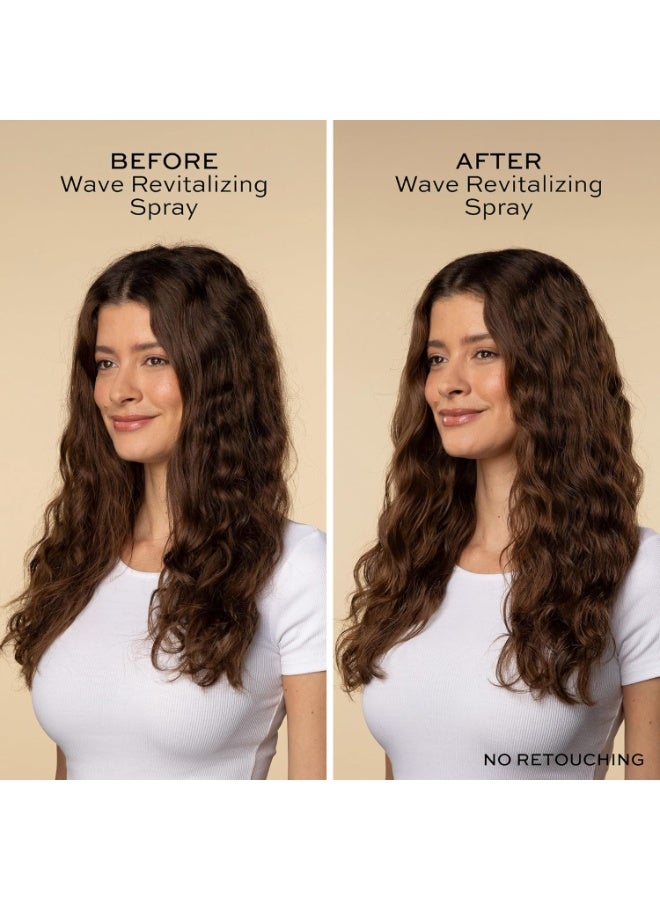 John Frieda John Frieda Dream Curls Wave Revitalizing Spray, Light Moringa Oil Spray for Wavy Hair, Curly Girl Method Approved, Anti Frizz Curl Defining spray, 5 Oz  - Image 2