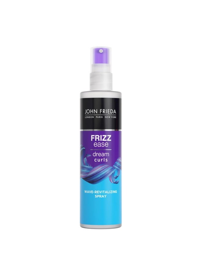 John Frieda John Frieda Dream Curls Wave Revitalizing Spray, Light Moringa Oil Spray for Wavy Hair, Curly Girl Method Approved, Anti Frizz Curl Defining spray, 5 Oz  - Image 1