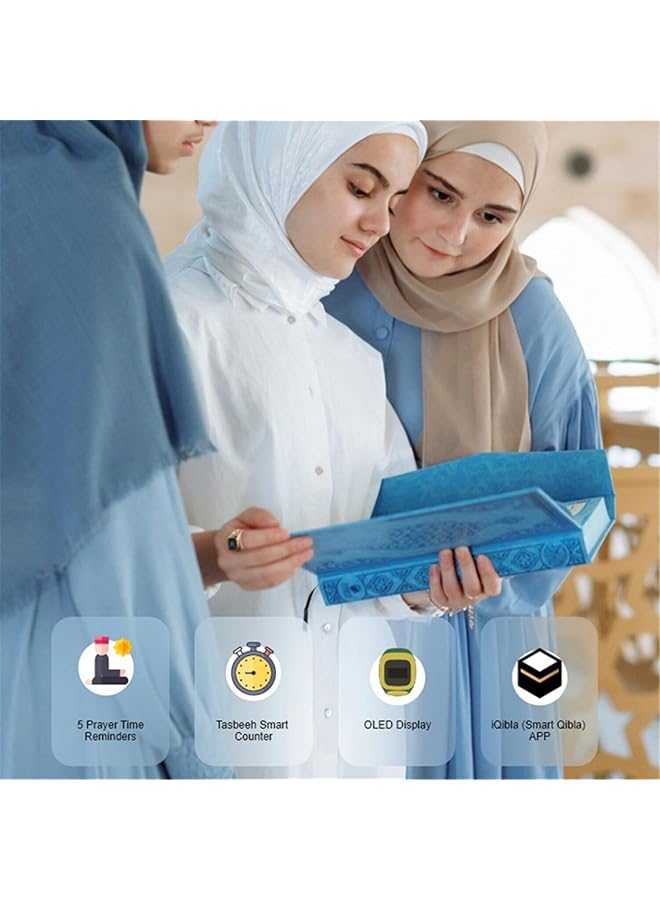 erorex Smart Tasbih Prayer Counter Ip7 Waterproof Smart Ring 5 Prayer Time Reminder Oled Display Custom Count Setting Counter For All Ages 18 20 22Mm - Image 5