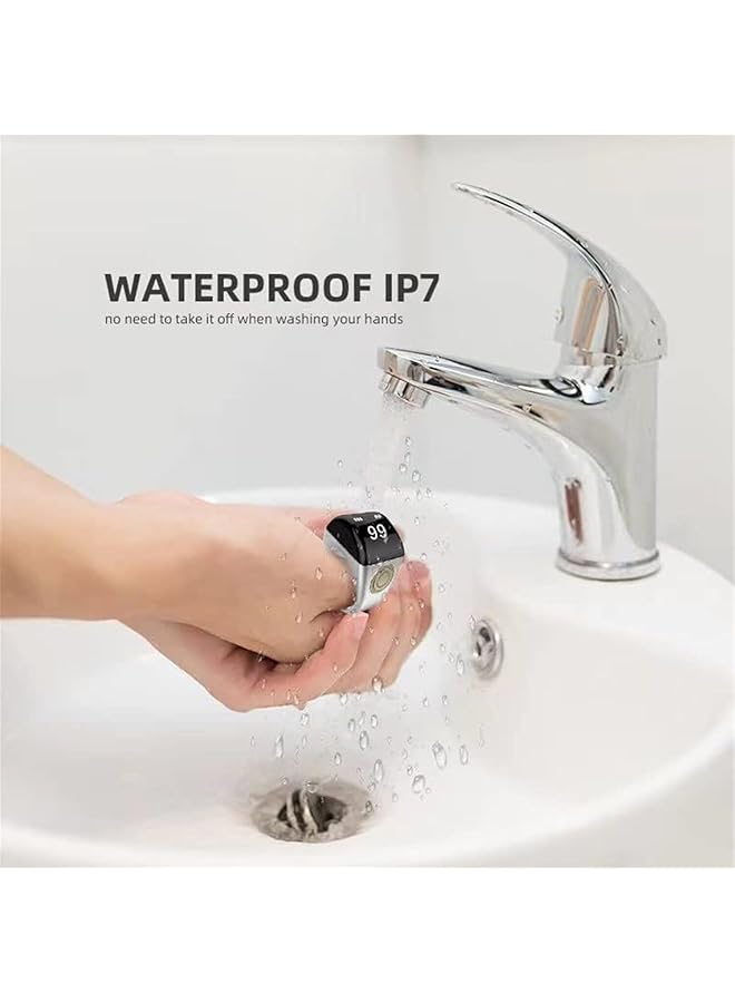 erorex Smart Tasbih Prayer Counter Ip7 Waterproof Smart Ring 5 Prayer Time Reminder Oled Display Custom Count Setting Counter For All Ages 18 20 22Mm - Image 3