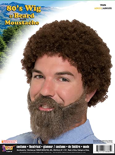 Rubies 1980s Man Beard Moustache Wig Set for Adults Mens No Size - Image 3