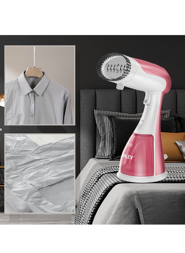 Haley - Portable Clothes Steamer 1500W with a Detachable 300ml Water Tank - 15-second Quick Heating - Auto Shut Off, Leak-Proof, and Fast Wrinkle Removal. 1 year Warranty - Image 1