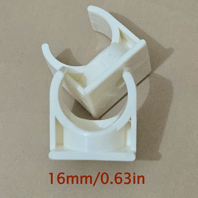 مشبك أنابيب PVC على شكل حرف U مقاس 32 مم، عدد 10 قطع، لتثبيت الأنابيب والكابلات - Image 3