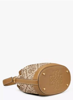 TB Tory Burch Large T Monogram Jacquard Bucket Bag  - Image 4