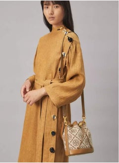 TB Tory Burch Large T Monogram Jacquard Bucket Bag  - Image 5