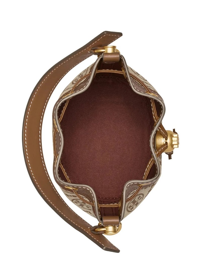 TB Tory Burch Large T Monogram Jacquard Bucket Bag  - Image 3