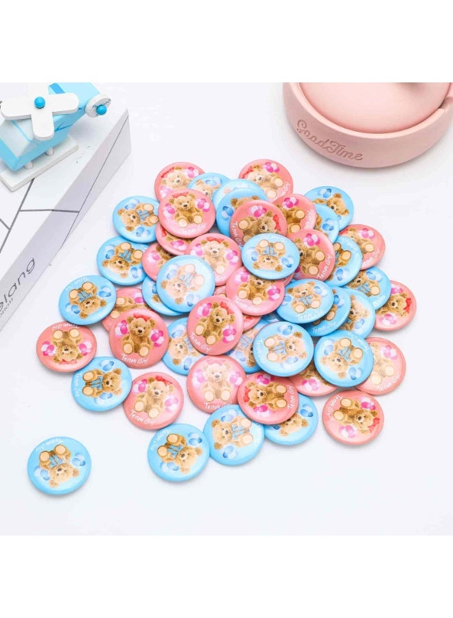Aideli 20-Piece Baby Shower Gender Reveal Party Badges, Team Boy Team Girl Buttons for Party Games and Party Favors - Image 3