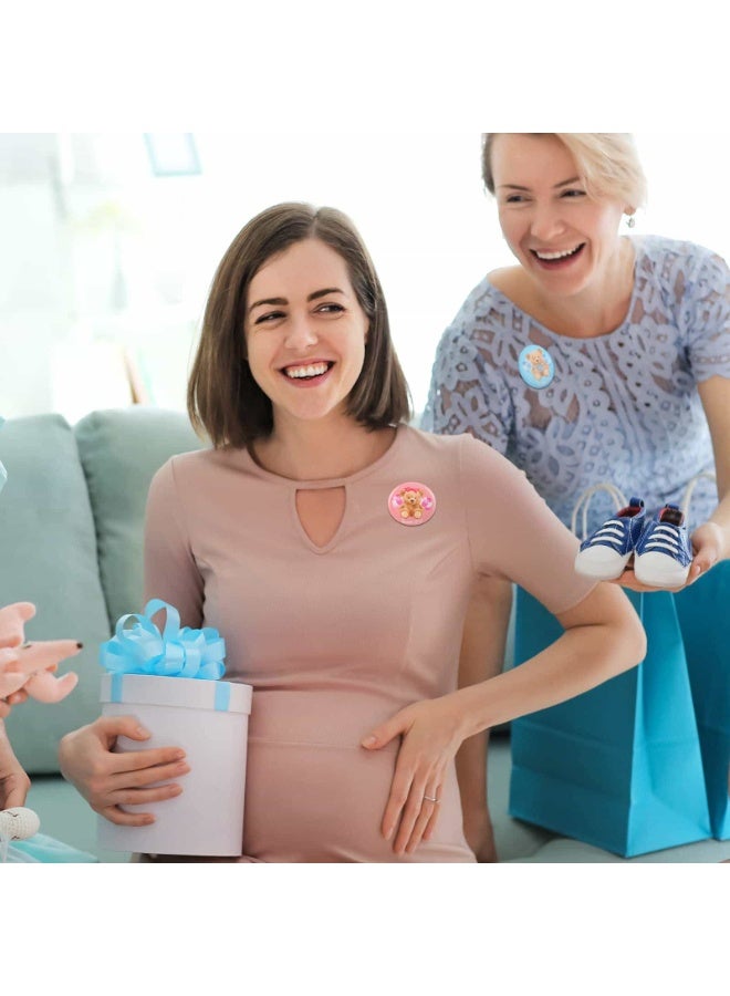 Aideli 20-Piece Baby Shower Gender Reveal Party Badges, Team Boy Team Girl Buttons for Party Games and Party Favors - Image 5