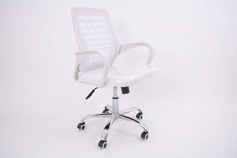 CAMA Office chair with white color mesh - Chrome base of - Image 3