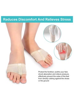SYOSI Dance Foot Thongs Ballet Dance Wear Nude Lyrical Shoes Dance Foot Toe Pad Support Breathable Paw Shoes for Jazz Ballet Modern Contemporary Dance Wear 2 Pairs L  - Image 5
