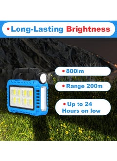 hurry bolt Solar Camping Torch Rechargeable USB Rechargeable Power Strip LED Flashlight for Hurricane Emergency Supplies Waterproof Device Charging  - Image 3