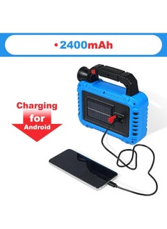 hurry bolt Solar Camping Torch Rechargeable USB Rechargeable Power Strip LED Flashlight for Hurricane Emergency Supplies Waterproof Device Charging  - Image 5