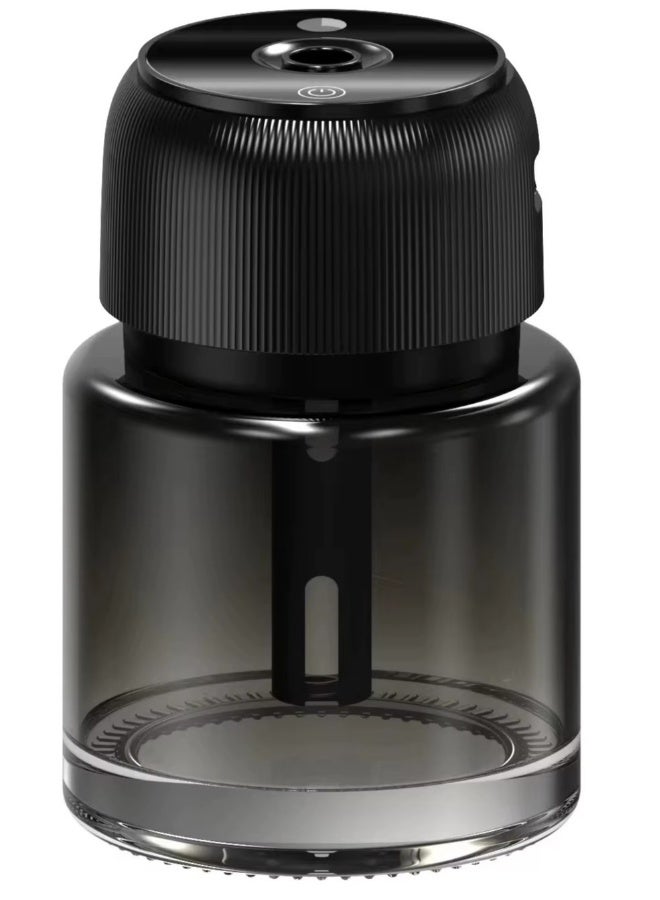 AL RAID 130ml Star Top Light Large Capacity Car Glass Perfume Diffuser & Humidifier – Portable USB-Powered Aromatherapy Device for Car, Home, Office | Multi-Mode Adjustable Air Freshener with Ultrasonic Technology, Auto Shut-Off, and Quiet Operation – Ideal Gift for Relaxation & Freshness - Image 1