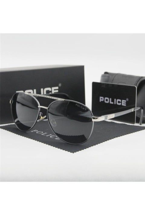New High Quality Men's Polarized Sunglasses Protects You from UV Rays Metal High-end Sunglasses Black Frame Black Gold