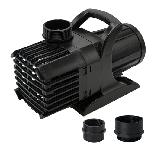 HALF OFF PONDS Submersible Water Pump, 6,100 GPH Pond Pump with 33FT Power Cord and 24FT Max Head, 354W Ultra Quiet Energy Efficient Pump for Koi Pond, Fountain, Waterfall, Water Garden, Skimmer - Image 1