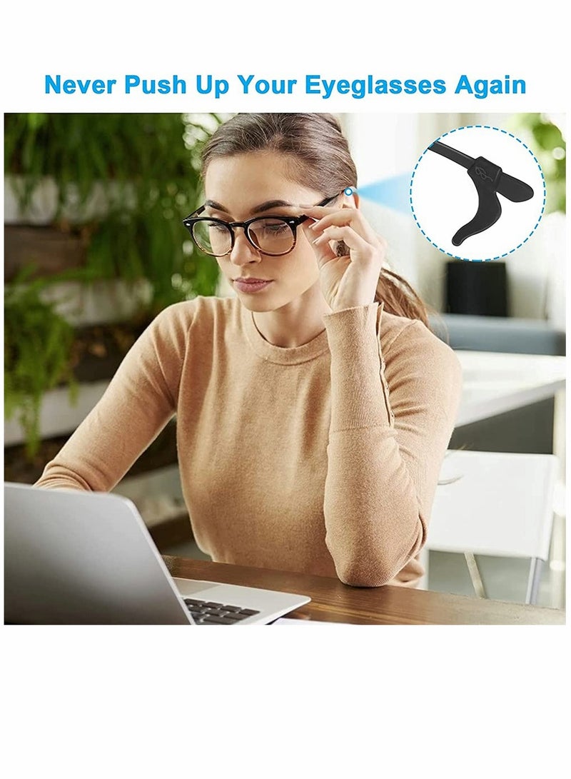 KASTWAVE Eyeglass Ear Grip, Anti-Slip Eyeglass Holder, Premium Silicone Eyeglass Ear Hook, Eyeglass Temple Tips Sleeve Retainer for Reading Glasses, Sunglasses, Eyeglasses, 12 Pairs - Image 5