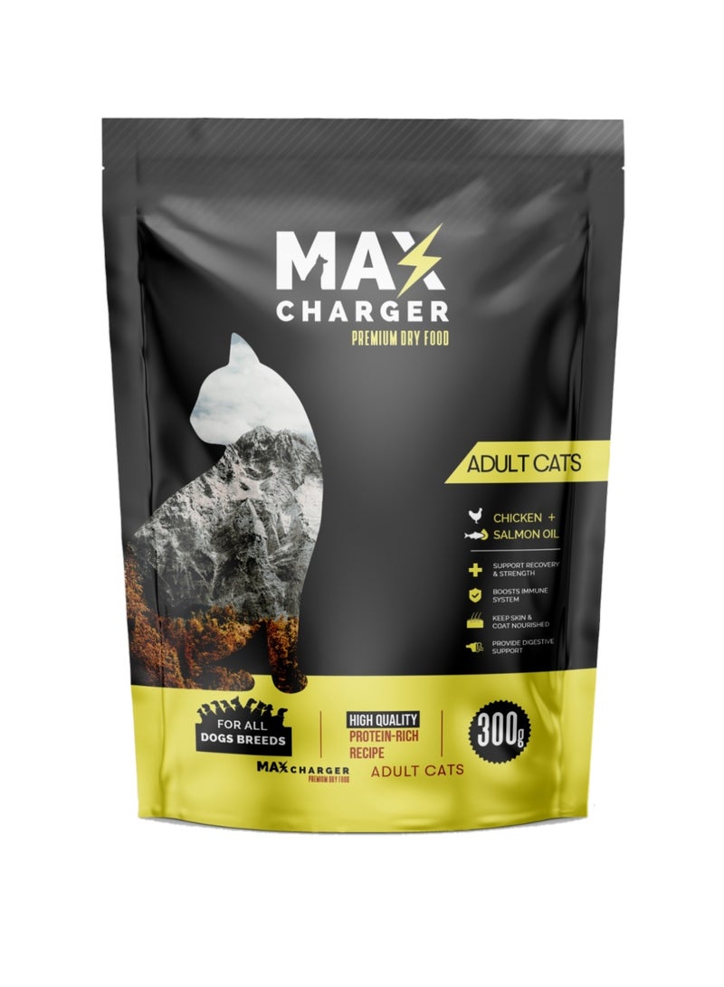 MAX CHARGER DRY FOOD  CAT 300 GM