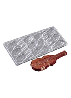 NQOOH High Quality Acrylic Chocolate Mould Ideal for Jellies Sweets Bonbons and Cookies in Guitar Shape  - Image 1