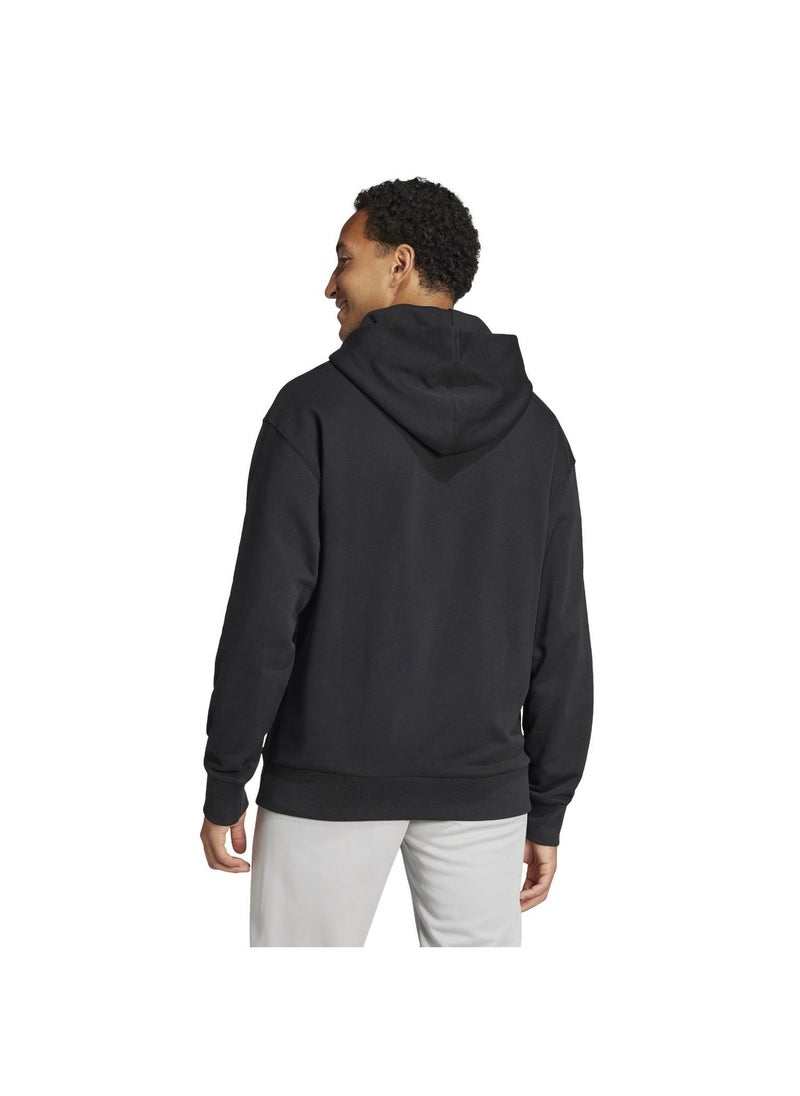 اديداس سويت شيرت تدريب أسود عالي الجودة للجنسين مقاس - Image 2