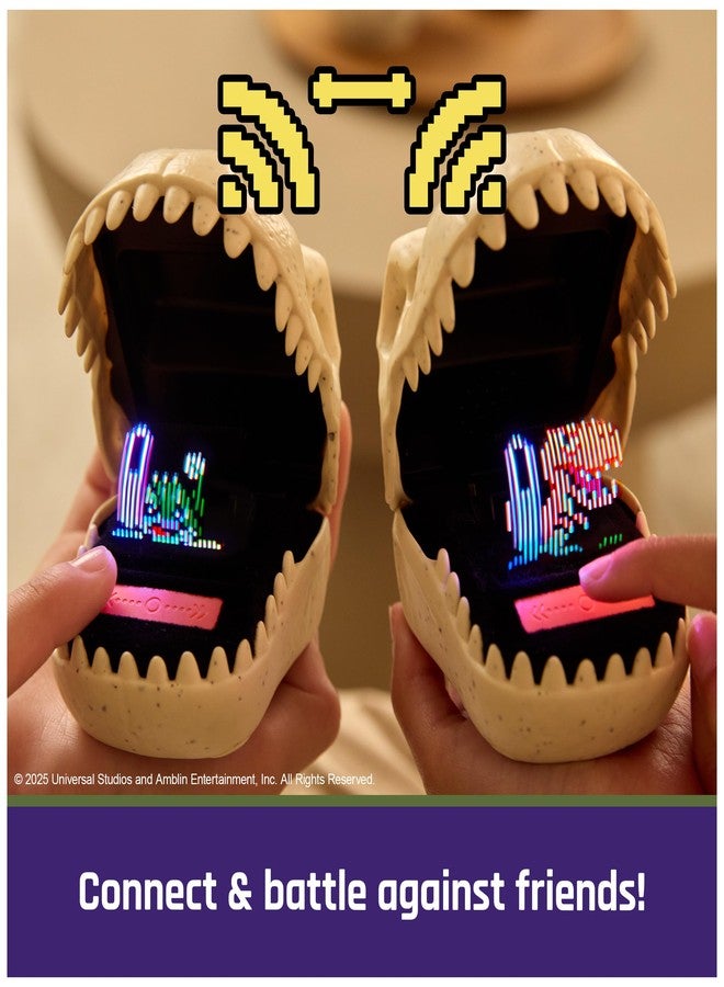 Bitzee, Jurassic World Interactive Dinosaur Toy with 25 Dinosaurs Inside, Reacts to Touch, Pods Connect & Interact, Digital Pet Kids Toys for Ages 5 and up - Image 4