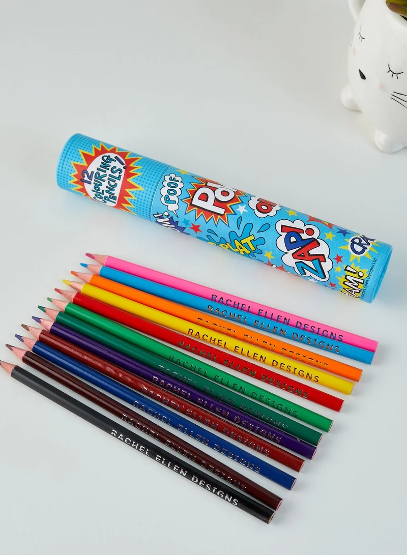 Rachel Ellen Designs Super Hero Coloured Pencil Set