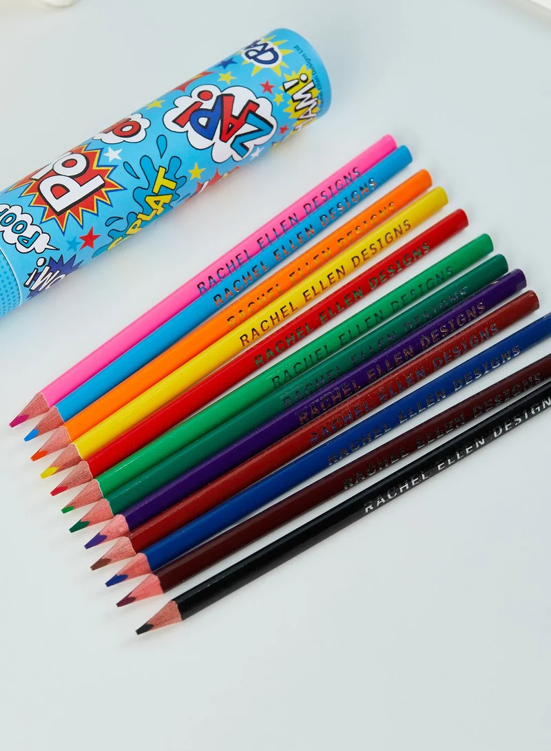 Rachel Ellen Designs Super Hero Coloured Pencil Set