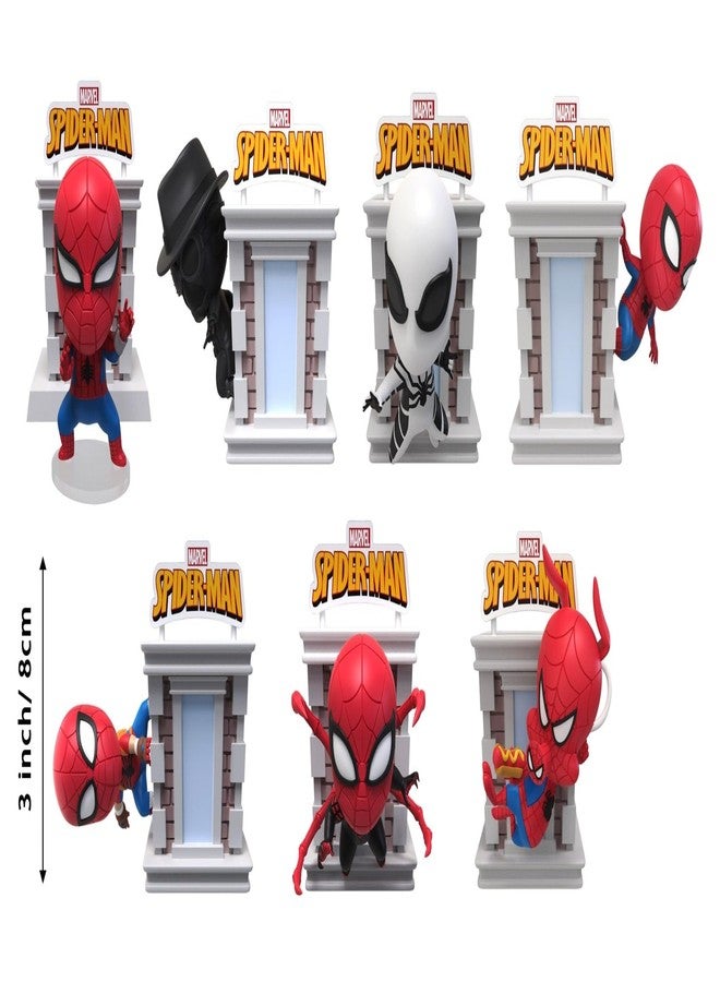 YuMe Spider-Man Tower Series Hero Box - Blind Box (1 Pack) 3" Collectible Toy Figures, Marvel Superhero Movie Inspired Set, Collectible Figurines for Adults, Boys, Girls, and Kids Ages 8+ - Image 4