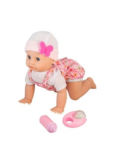 Toy Box Giggles and Wiggles Crawling Small Baby Doll for Girls Babies Toddlers Gift Mix Colour  - Image 4
