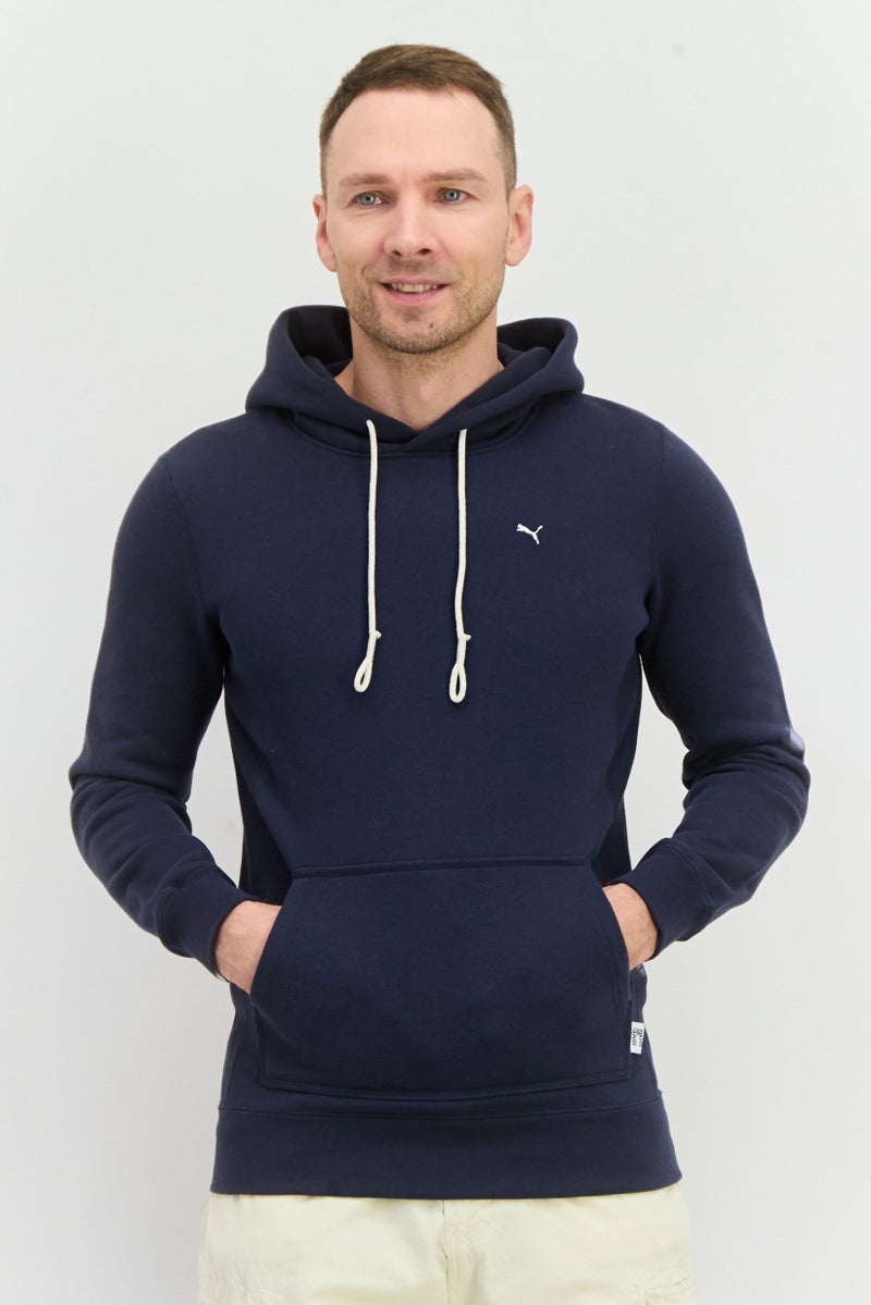 PUMA Puma x Select Men Sportswear Fit Long Sleeve Outdoor Hoodie, Navy  - Image 1