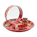 Aditri Creation Karwachauth Pooja Thali Puja Plate Decorative Steel Puja Thali with Kalash  Channi Chalani Essential Pooja Articles Ritual Wedding Indian Traditional Navratri Festival Decorations Thali Size11 - Image 2