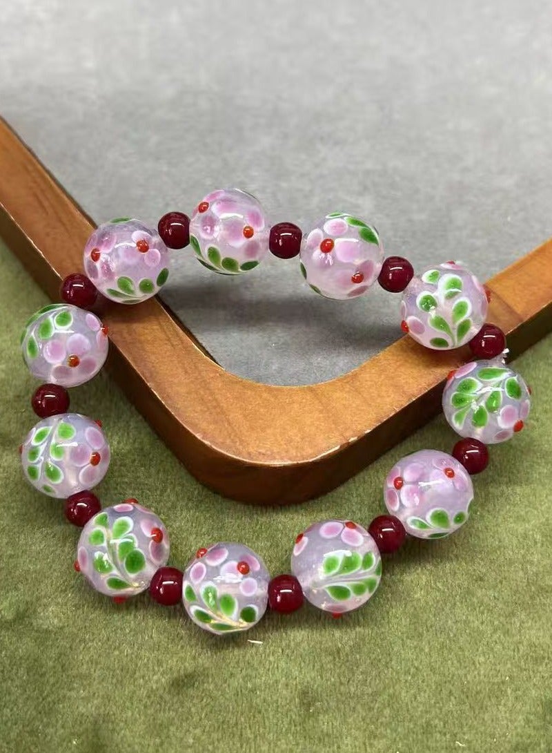 Ancient Chinese glass bead bracelet craftsmanship  - Image 1